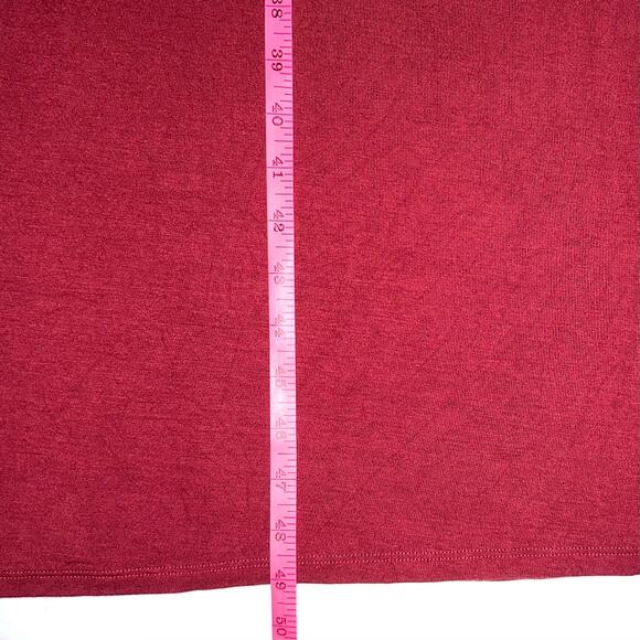 Universal Standard Modal Jersey Wrap Tie Front Dress in Cabernet Size XL - Picture 12 of 13